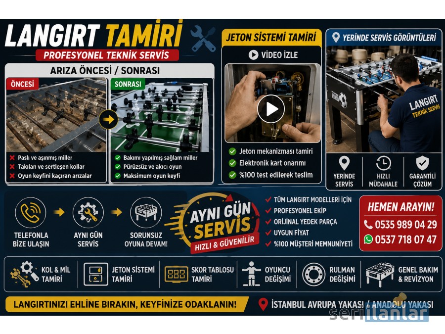 Halı Saha Langırt Tamiri | Teknik Servis & Yedek Parça Other Pic2